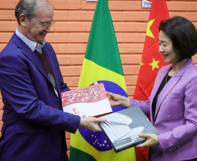 Visita da delegação da Embaixada da China no Brasil à Universidade de Brasília (UnB)